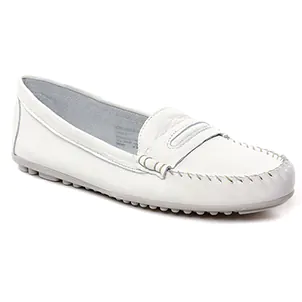 mocassins-confort blanc: même style de chaussures en ligne pour femmes que les Jb Martin