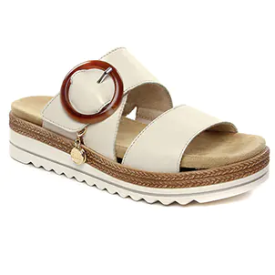 Remonte D0Q51-80 Kreide Pebble : chaussures dans la même tendance femme (mules beige vernis) et disponibles à la vente en ligne 