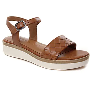 sandales-compensees marron: même style de chaussures en ligne pour femmes que les Caprice