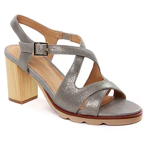 Fugitive Retzia Sand : chaussures dans la même tendance femme (nu-pieds-talons-hauts taupe irise) et disponibles à la vente en ligne 