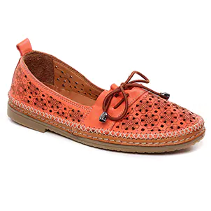 mocassins-confort corail même style de chaussures en ligne pour femmes que les  Tamaris
