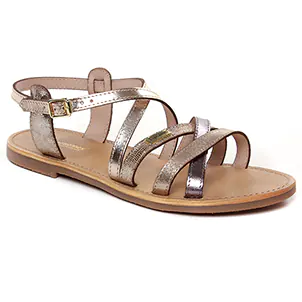 Les Tropéziennes Hapaxgum Or Multi : chaussures dans la même tendance femme (sandales beige doré) et disponibles à la vente en ligne 