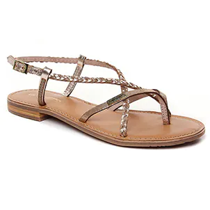 Les Tropéziennes Monatres Or Irise : chaussures dans la même tendance femme (sandales beige doré) et disponibles à la vente en ligne 