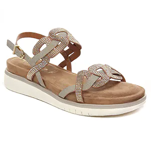 Tamaris 28716 Almond Comb : chaussures dans la même tendance femme (sandales beige) et disponibles à la vente en ligne 