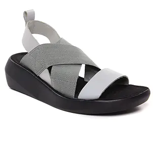 Fly London Baji 848 Brook Cloud : chaussures dans la même tendance femme (sandales-compensees gris) et disponibles à la vente en ligne 