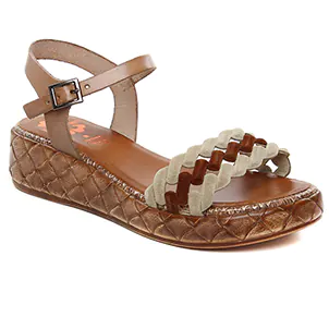sandales-compensees marron: même style de chaussures en ligne pour femmes que les Tamaris