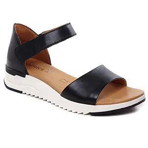 Caprice 28706 Black Nappa : chaussures dans la même tendance femme (sandales-compensees noir) et disponibles à la vente en ligne 