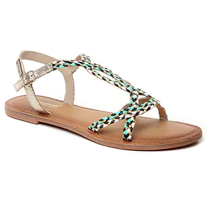 Les Tropéziennes Cimona Marine Multi : chaussures dans la même tendance femme (sandales multicolore) et disponibles à la vente en ligne 