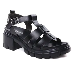 sandales noir même style de chaussures en ligne pour femmes que les  Les Tropéziennes