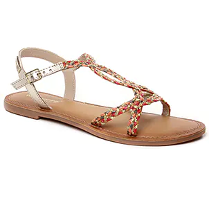 Les Tropéziennes Cimona Kaki Multi : chaussures dans la même tendance femme (sandales vert multi) et disponibles à la vente en ligne 