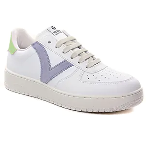 tennis blanc bleu: même style de chaussures en ligne pour femmes que les Rieker