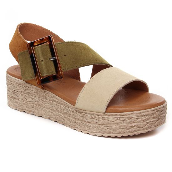 Nu Pieds Et Sandales Eva Frutos 718 Cuero, vue principale de la chaussure femme