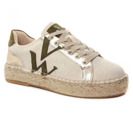 Tennis Et Baskets Mode Vanessa Wu Aurore Bk2532 Kaki, vue principale de la chaussure femme