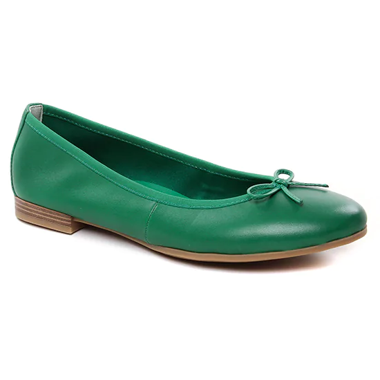 Ballerines Tamaris 22116 Green, vue principale de la chaussure femme