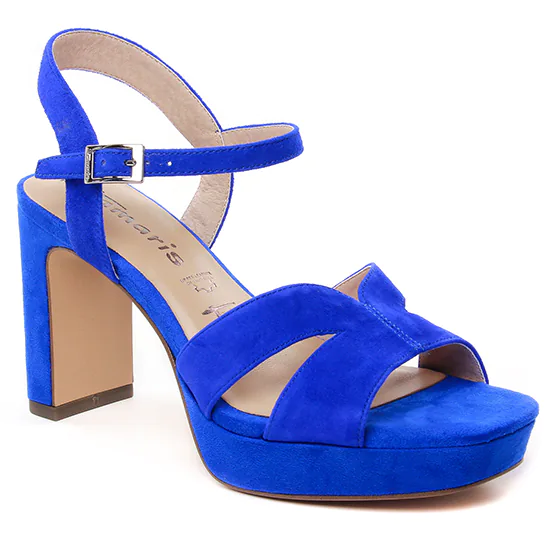 Nu Pieds Et Sandales Tamaris 28309 Royal Blue, vue principale de la chaussure femme