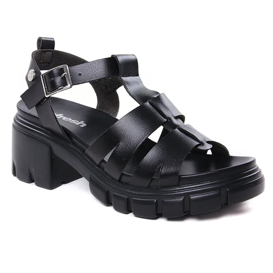 Nu Pieds Et Sandales Refresh 170652 Black, vue principale de la chaussure femme