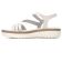 sandales compensées blanc mode femme printemps été 2023 vue 3