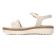 sandales compensées blanc mode femme printemps été 2023 vue 3