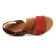 sandales compensées marron multi mode femme printemps été 2023 vue 4