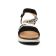 sandales compensées noir or mode femme printemps été 2023 vue 6