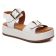sandales compensées blanc mode femme printemps été 2023 vue 1