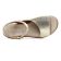 sandales compensées metal doré mode femme printemps été 2023 vue 4