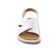 sandales compensées blanc mode femme printemps été vue 6