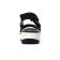 sandales compensées blanc noir mode femme printemps été vue 7