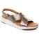sandales compensées bronze mode femme printemps été vue 1