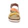 sandales compensées marron multi mode femme printemps été vue 6
