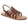 sandales marron mode femme printemps été vue 1