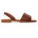 Sandales Plates marron mode femme printemps été vue 2