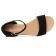 sandales noir mode femme printemps été vue 4
