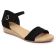 sandales noir mode femme printemps été vue 1