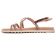 sandales rose mode femme printemps été 2023 vue 3