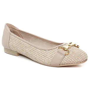 Tamaris 22112 Taupe : chaussures dans la même tendance femme (ballerines beige taupe) et disponibles à la vente en ligne 