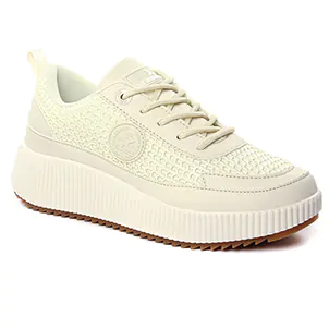 baskets-compensees blanc beige même style de chaussures en ligne pour femmes que les  Tamaris