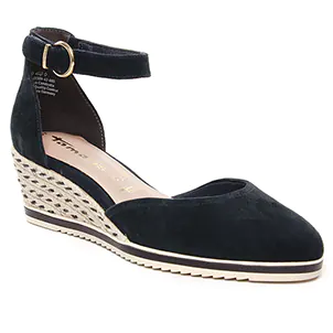 Tamaris 22309 Navy : chaussures dans la même tendance femme (espadrilles-compensees bleu marine) et disponibles à la vente en ligne 