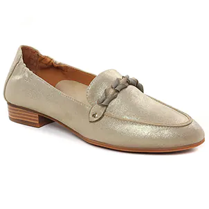 Mamzelle Zanga Or : chaussures dans la même tendance femme (mocassins beige doré) et disponibles à la vente en ligne 