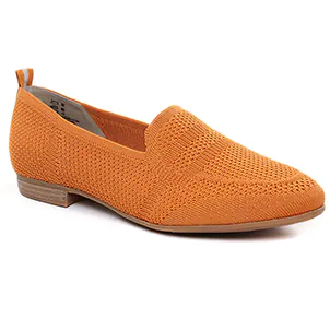 mocassins orange même style de chaussures en ligne pour femmes que les  Scarlatine