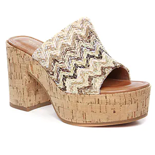 Tamaris 27227 Brown Comb : chaussures dans la même tendance femme (mules-sabots beige multi) et disponibles à la vente en ligne 