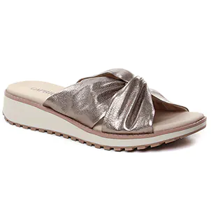 Caprice 27202 Taupe Metallic : chaussures dans la même tendance femme (mules_compensees beige métal) et disponibles à la vente en ligne 