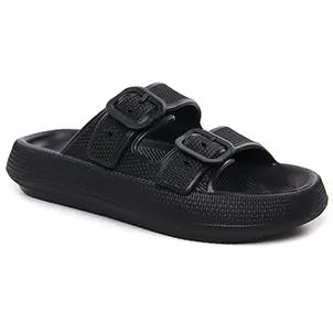 mules_compensees noir même style de chaussures en ligne pour femmes que les  Tamaris