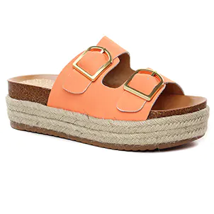 Mtng 51902 Mandarine : chaussures dans la même tendance femme (mules_compensees orange) et disponibles à la vente en ligne 