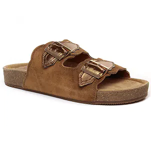 Mtng 54085 Bronze : chaussures dans la même tendance femme (mules-sabots marron) et disponibles à la vente en ligne 
