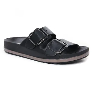 Tamaris 27502 Black Leather : chaussures dans la même tendance femme (mules-sabots noir) et disponibles à la vente en ligne 