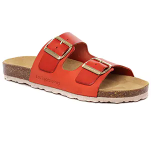 Les Tropéziennes Zatix Brique : chaussures dans la même tendance femme (mules-sabots orange brique) et disponibles à la vente en ligne 