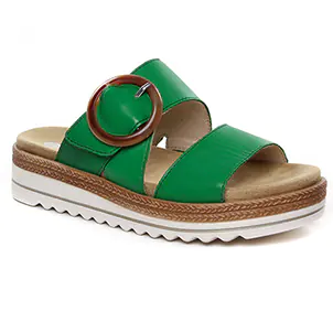 Remonte D0Q51-52 Apple Green : chaussures dans la même tendance femme (mules-sabots vert) et disponibles à la vente en ligne 