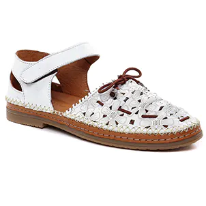 Scarlatine Marly Blanc : chaussures dans la même tendance femme (babies blanc) et disponibles à la vente en ligne 