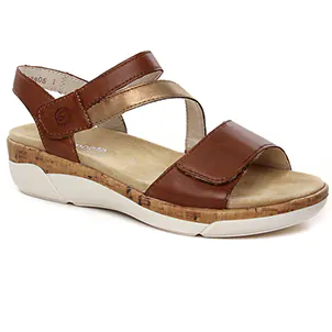 Remonte R6860-24 Muskat Antique : chaussures dans la même tendance femme (nu-pieds-talons-compenses noir or) et disponibles à la vente en ligne 